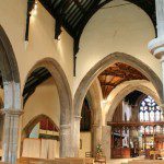 Inside the church